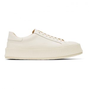 Jil Sander Off-White Vulcanized Sneakers (JI32535A-11560)