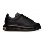 Alexander McQueen Black Clear Sole Oversized Sneakers (611698WHX98)