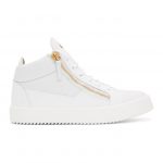 Giuseppe Zanotti White Kriss High-Top Sneakers (RU70009 72686)