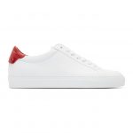 Givenchy White and Red Urban Street Sneakers (BE0003E0DC)