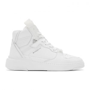 Givenchy White Wing High Sneakers (BH002JH0KP)