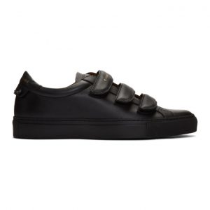 Givenchy Black Urban Street Straps Sneakers (BH002GH0K8)