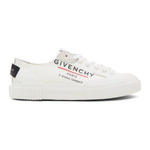 Givenchy Off-White Givenchy Paris Tennis Sneakers (BH001TH0L9)