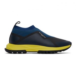 Givenchy Blue Spectre Runner Sock Low Sneakers (BH0034H0MG)