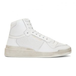 Saint Laurent Off-White Used-Look SL24 Sneakers (6106181JZ50)