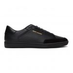 Saint Laurent Black Court Classic SL10 Sneakers (6032231JZ30)