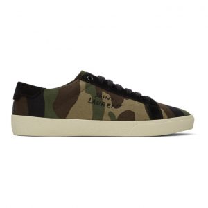 Saint Laurent Green Signa Camo SL/06 Sneakers (6034041IR50)