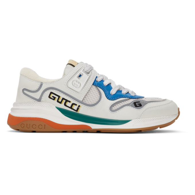 Gucci White Ultrapace Sneakers (592348 02JM0)