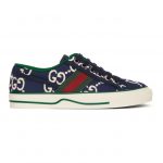 Gucci Navy GG 1977 Tennis Sneakers (606111 H0G10)