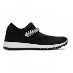 Jimmy Choo Black Crystal Verona Sneakers (VERONA CWK)