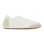 Loewe Off-White and White Ballet Runner Sneakers (L814282X08)