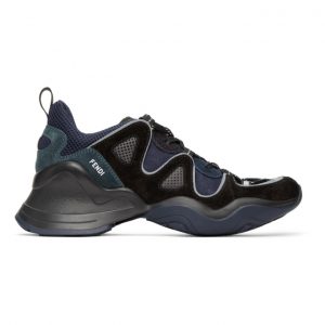 Fendi Black FFluid Sneakers (7E1318 A8P4)