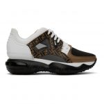 Fendi White Forever Fendi Fancy Sneakers (7E1217 A63W)
