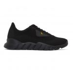 Fendi Black Bag Bugs Knit Sneakers (7E1096 4SV)