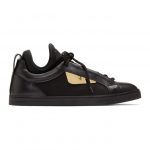 Fendi Black Knit Bag Bugs Sneakers (7E1154 A2C5)