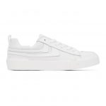Joshua Sanders White Tonal Sneakers (FJSAW99LT0013G)