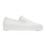 Christian Louboutin White Pik Boat Sneakers (3130444)