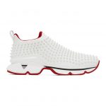 Christian Louboutin White Spike Sock Sneakers (1190270)