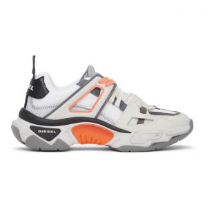 Diesel Grey S-Kipper Low Trek II Sneakers (Y02352P3400)