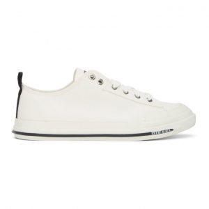 Diesel White S-Astico Low Sneakers (Y02367PR012)