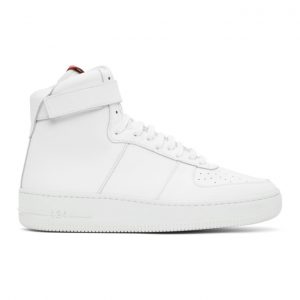 424 White adidas Originals Edition High-Top Sneakers (424PFW20032)