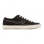 rag and bone Black Canvas Court Sneakers (WFF20SF041LH41-BLACK)