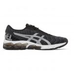 Asics Black and Grey Gel-Quantum 180 5 Sneakers (1201A036)
