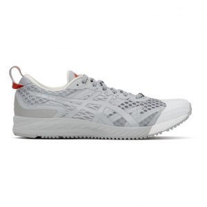 Affix Grey and White Asics Edition Gel-Noosa Tri 12 Sneakers (1021A432.020)