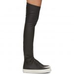 Rick Owens Drkshdw Black Over The Knee Sock Sneakers (DS20F1809 RUH)