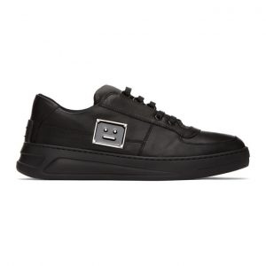 Acne Studios Black Perey Lace Up Sneakers (BD0108-)