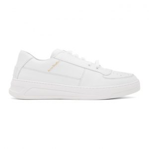 Acne Studios White Perey Lace-Up Sneakers (BD0113-)