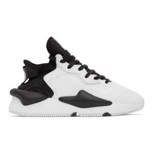 Y-3 Black and White Kaiwa Sneakers (FX7280 FTW-1-D1)
