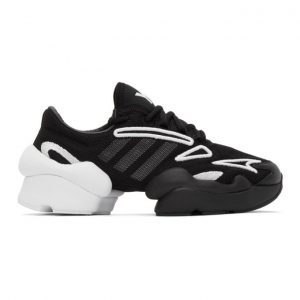 Y-3 Black and White Ren Sneakers (FX7255 FTW-4-D1)