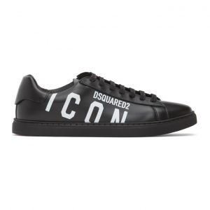 Dsquared2 Black and White Icon New Tennis Sneakers (SNM0005 – 01503204)
