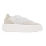 MM6 Maison Margiela White Platform Sneakers (S66WS0005 P3434)