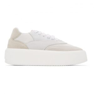 MM6 Maison Margiela White Platform Sneakers (S66WS0005 P3434)