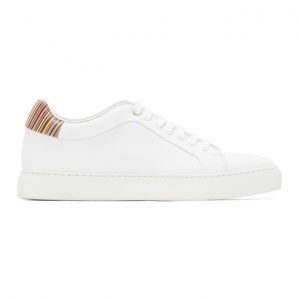 Paul Smith White Signature Stripe Basso Sneakers (M1S-BAS14-ATRI)