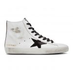 Golden Goose White and Black Francy Sneakers (GMF00113.F000373.102)