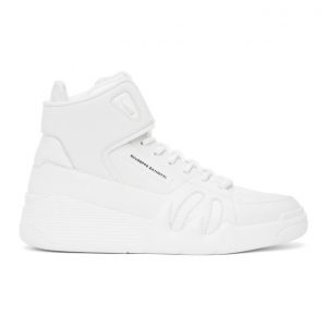 Giuseppe Zanotti White Jupiter Talon High Top Sneakers (RM00057-85509)