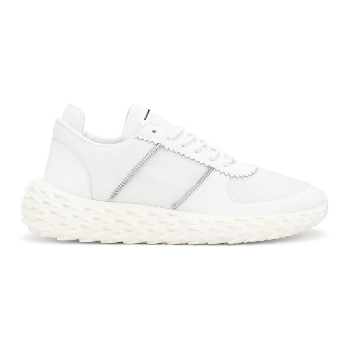 Giuseppe Zanotti White Ulan Urchin Sneakers (RU00038-86707)