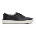 Salvatore Ferragamo Black Leather Ripley Sneakers (02C585 0735350)