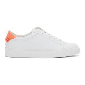 Givenchy White and Pink Urban Knots Sneakers (BE0003E0TW)