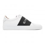 Givenchy White and Black Elastic Urban Knots Sneakers (BE0005E0DD)