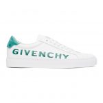 Givenchy White and Green Urban Knots Sneaker (BH0002H0N9)
