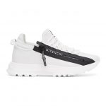 Givenchy White Spectre Zip Low Sneakers (BH003MH0NJ)