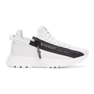 Givenchy White Spectre Zip Low Sneakers (BH003MH0NJ)