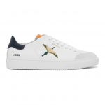 Axel Arigato SSENSE Exclusive White and Orange Bird Clean 90 Sneakers (28629)