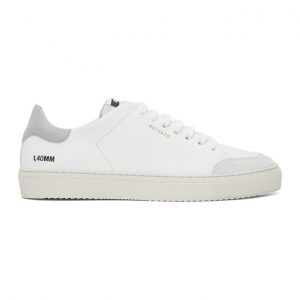 Axel Arigato White and Grey Clean 90 Sneakers (28567)