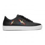 Axel Arigato Black and Red Bird Clean 90 Sneakers (28553)