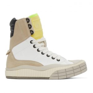 Chloe White Clint High-Top Sneakers (CHC20S300K3)